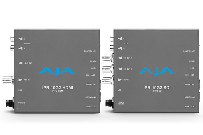 AJA unveils new 12G-SDI, IP and HDR solutions at IBC 2018