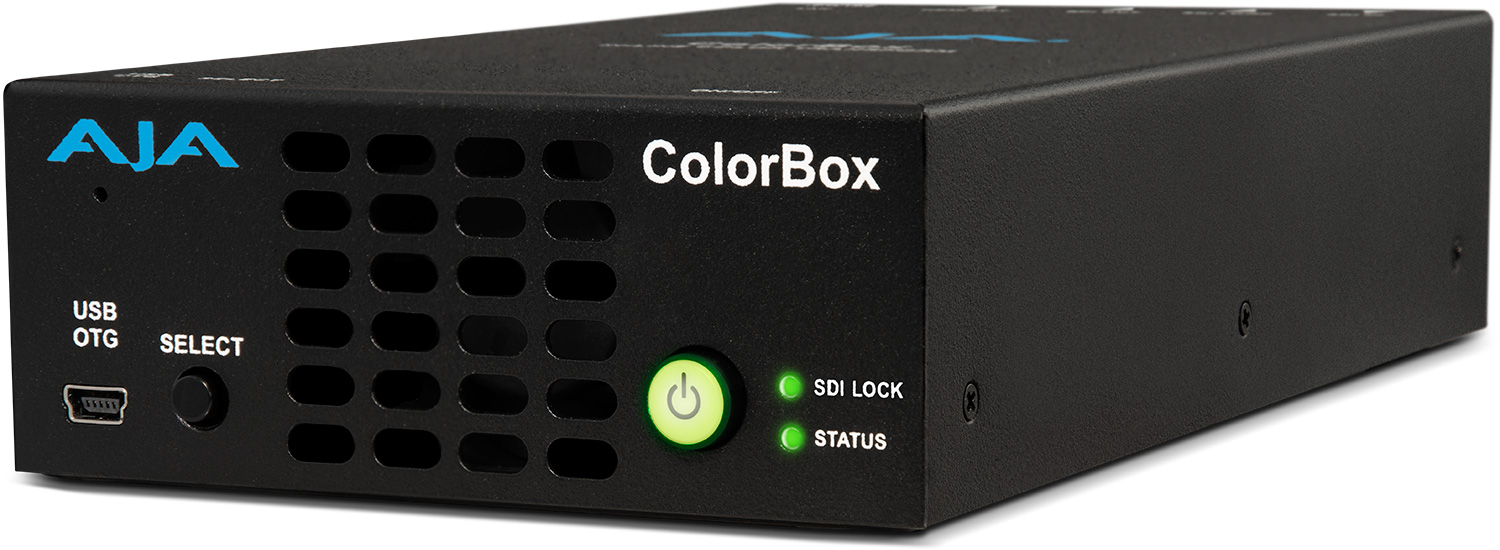 Color-accurate Broadcast, Production and Post with AJA ColorBox