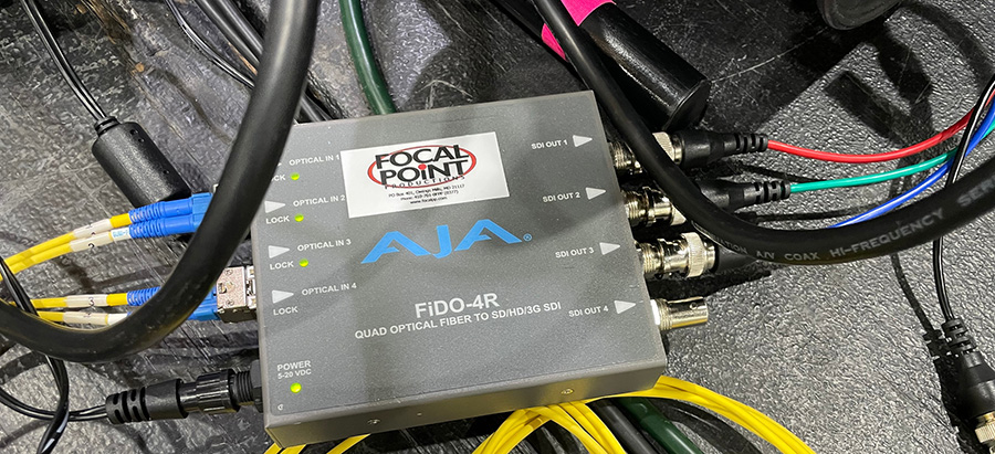 Focal Point Productions’ arsenal of AJA gear and how it is used