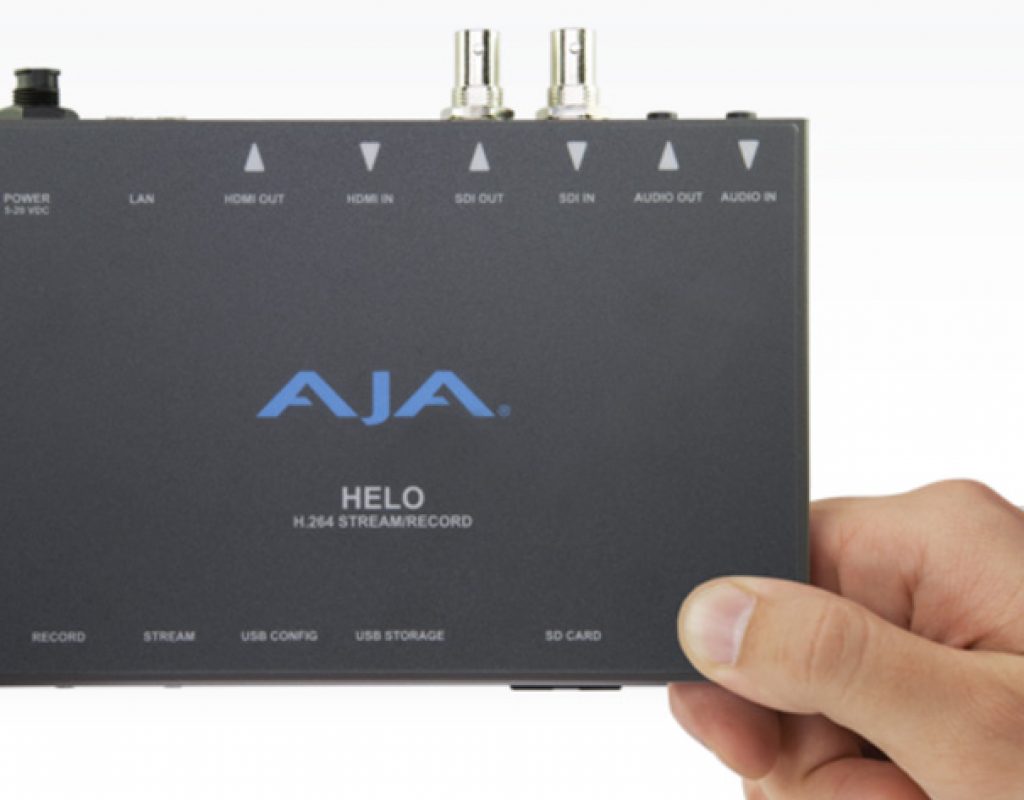 AJA delivers HELO v1.1 firmware
