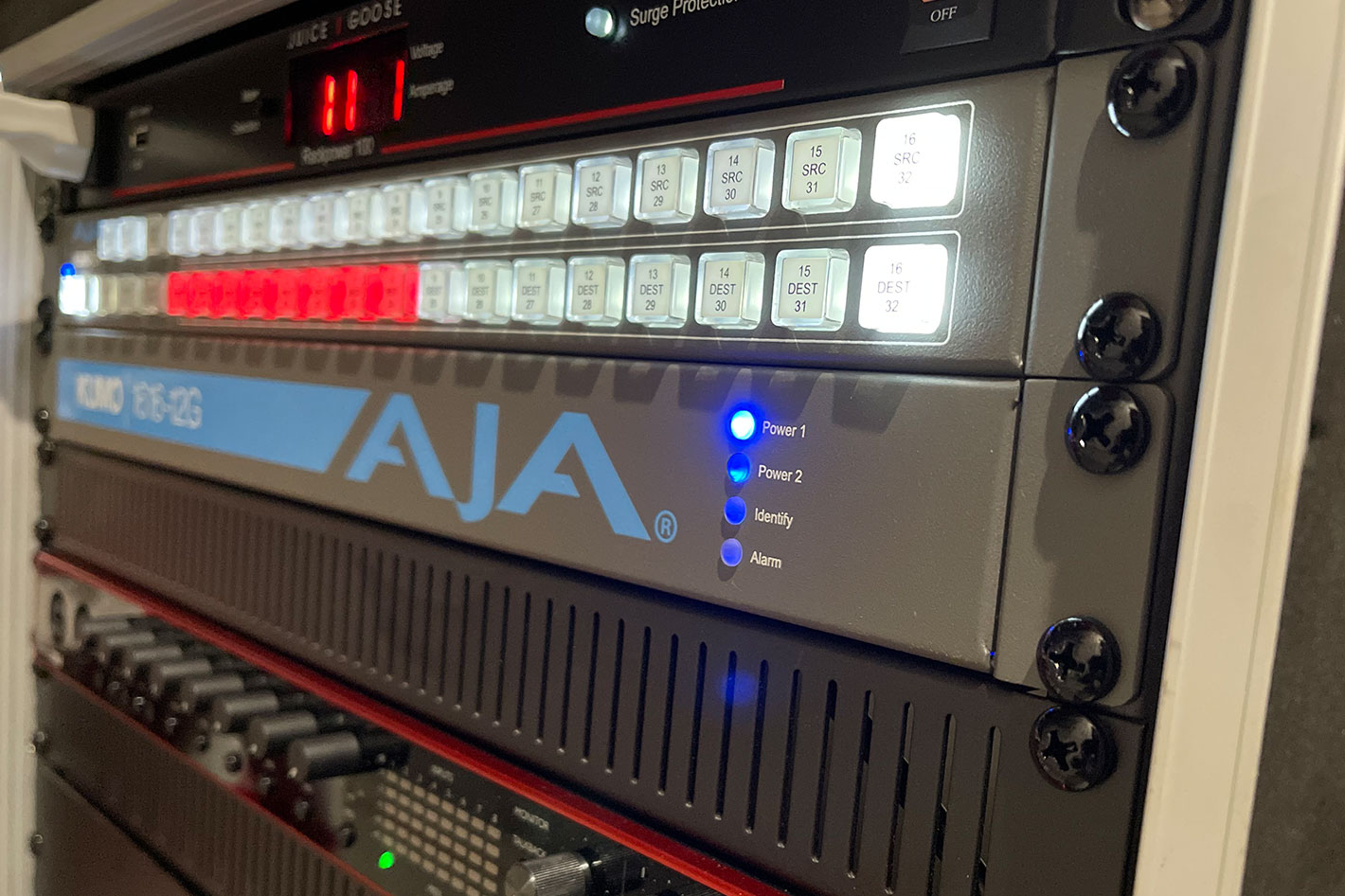 How Invictus Entertainment uses AJA KUMO 1616-12G