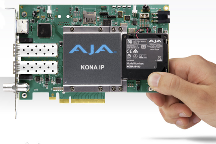AJA releases software for KONA IP, Io and T-TAP