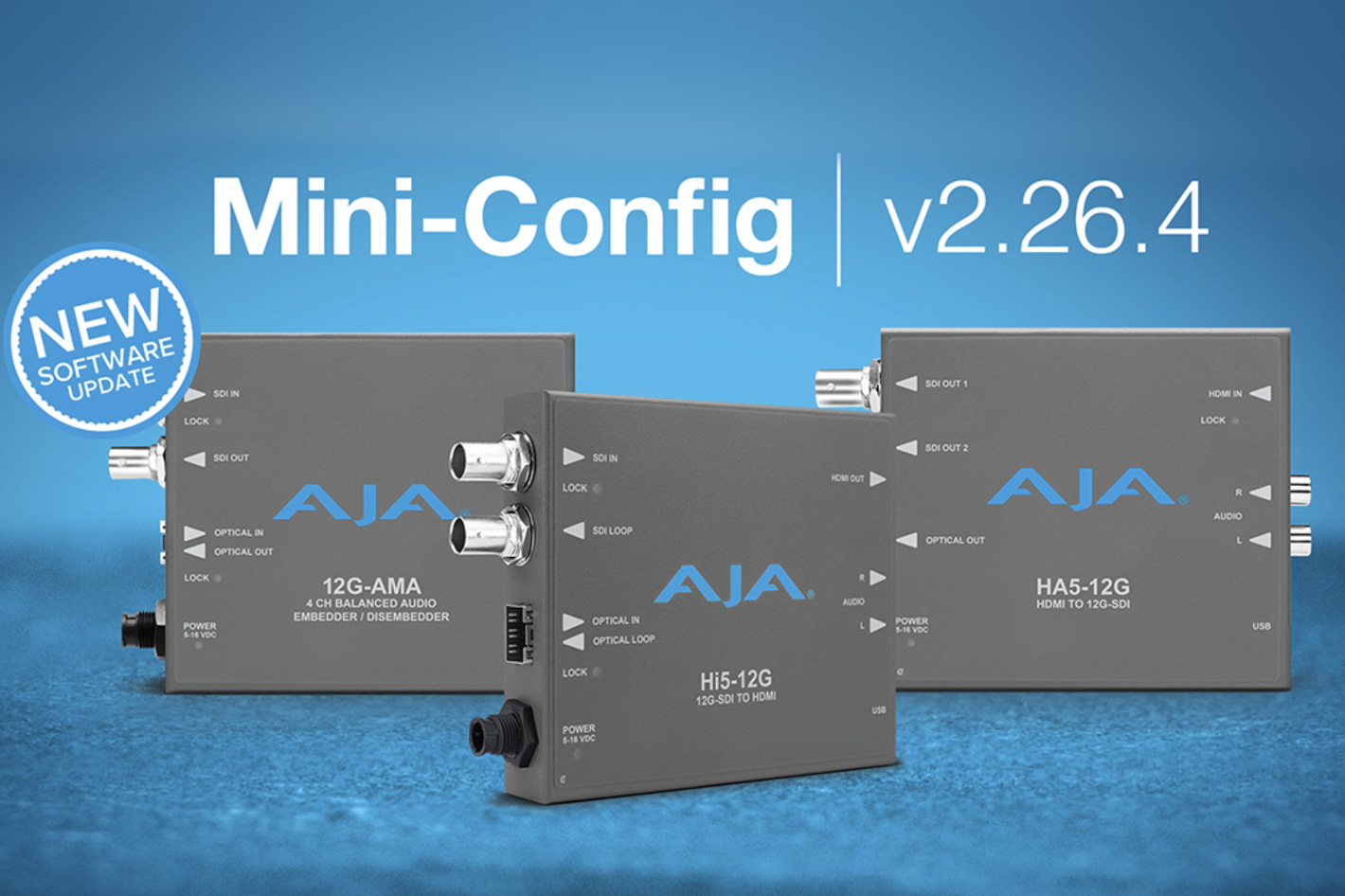 AJA releases software update for its Mini-Converters