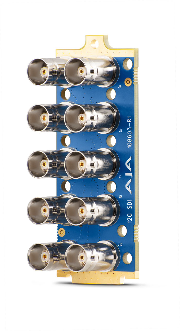 AJA OG-12GDA-2x4: an openGear 12G-SDI distribution amplifier