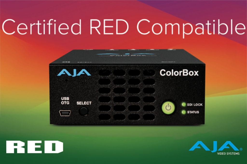 RED-CERTIFICATION for the AJA ColorBox