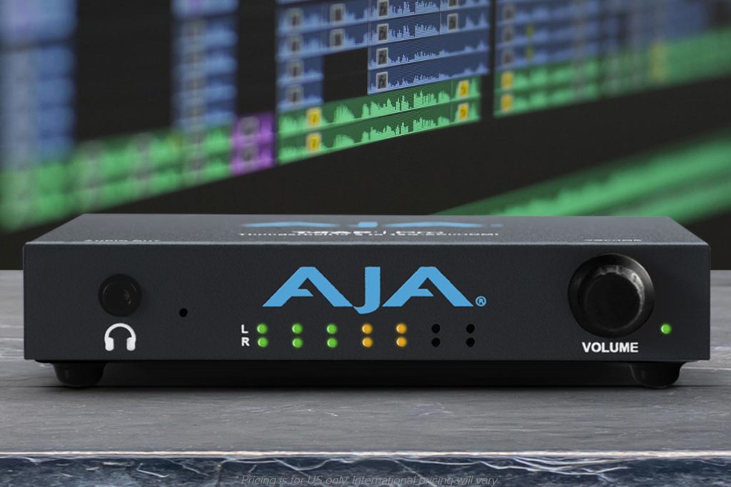 AJA T-TAP Pro: a portable Thunderbolt 3 device for video monitoring