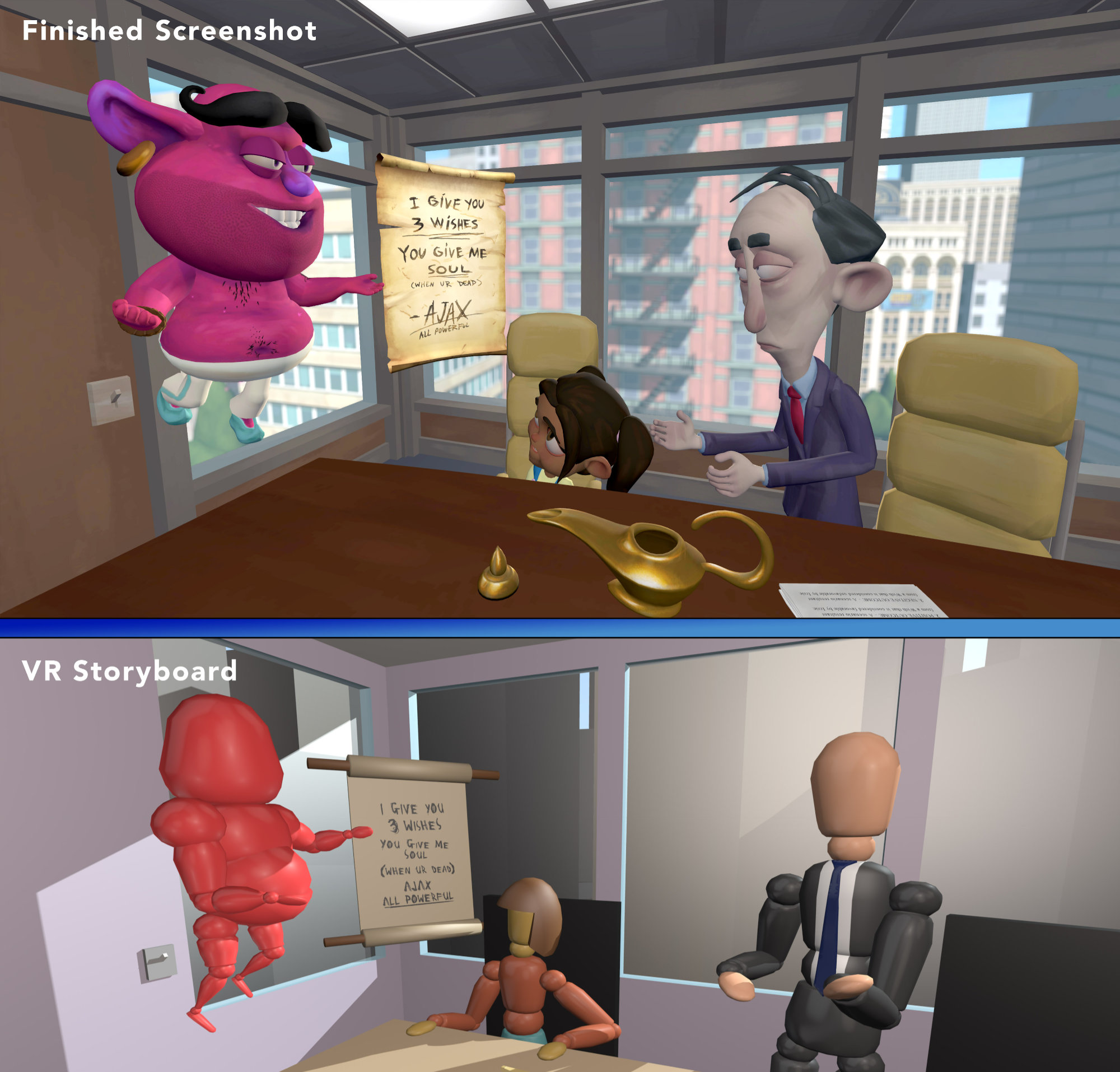 Cinema 4D and Zbrush used in animated comedy for VR