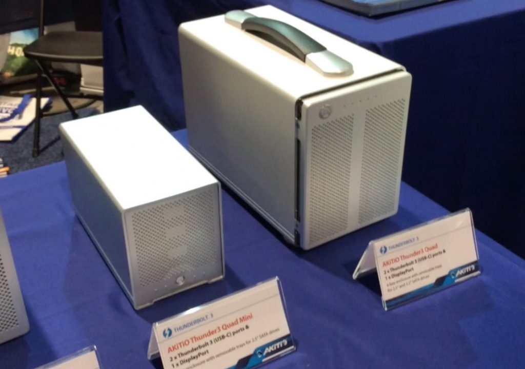 NAB 2016 - AKiTiO and their Thunderbolt 3 Solutions 1