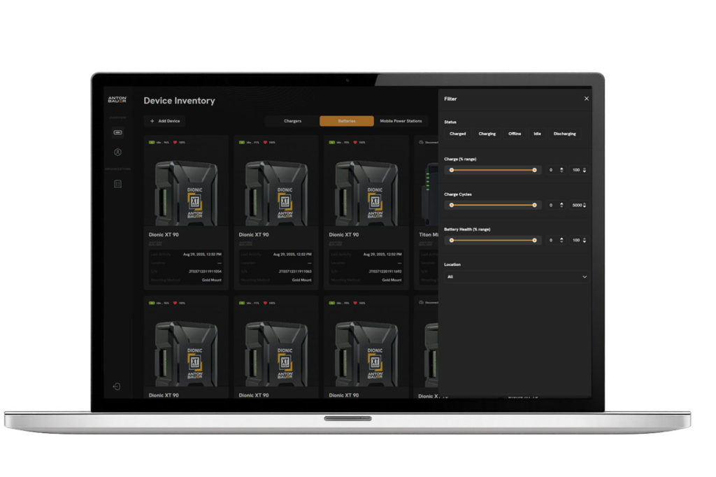 Anton/Bauer launches free cloud platform for battery management