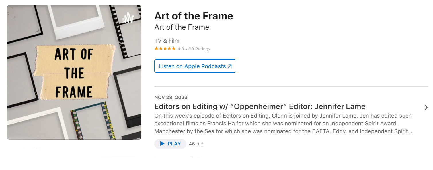 The Art of the Frame: Editors on Editing with "Oppenheimer" Editor Jennifer Lame 7