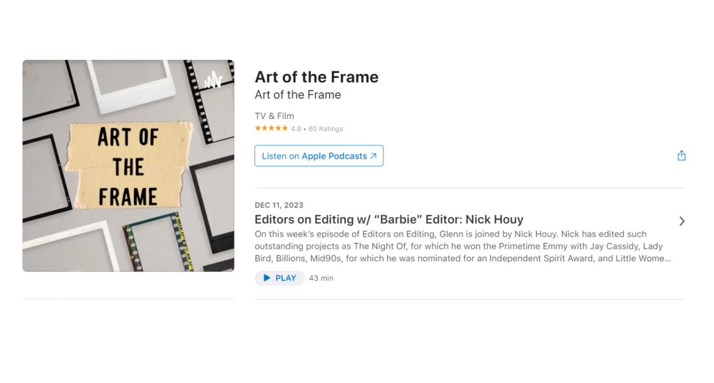 Art of the Frame: Editors on Editing with “Barbie” Editor Nick Houy 1