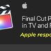 Apple responds to the open letter to Tim Cook about Final Cut Pro 8