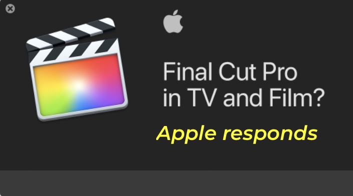 Apple responds to the open letter to Tim Cook about Final Cut Pro 9
