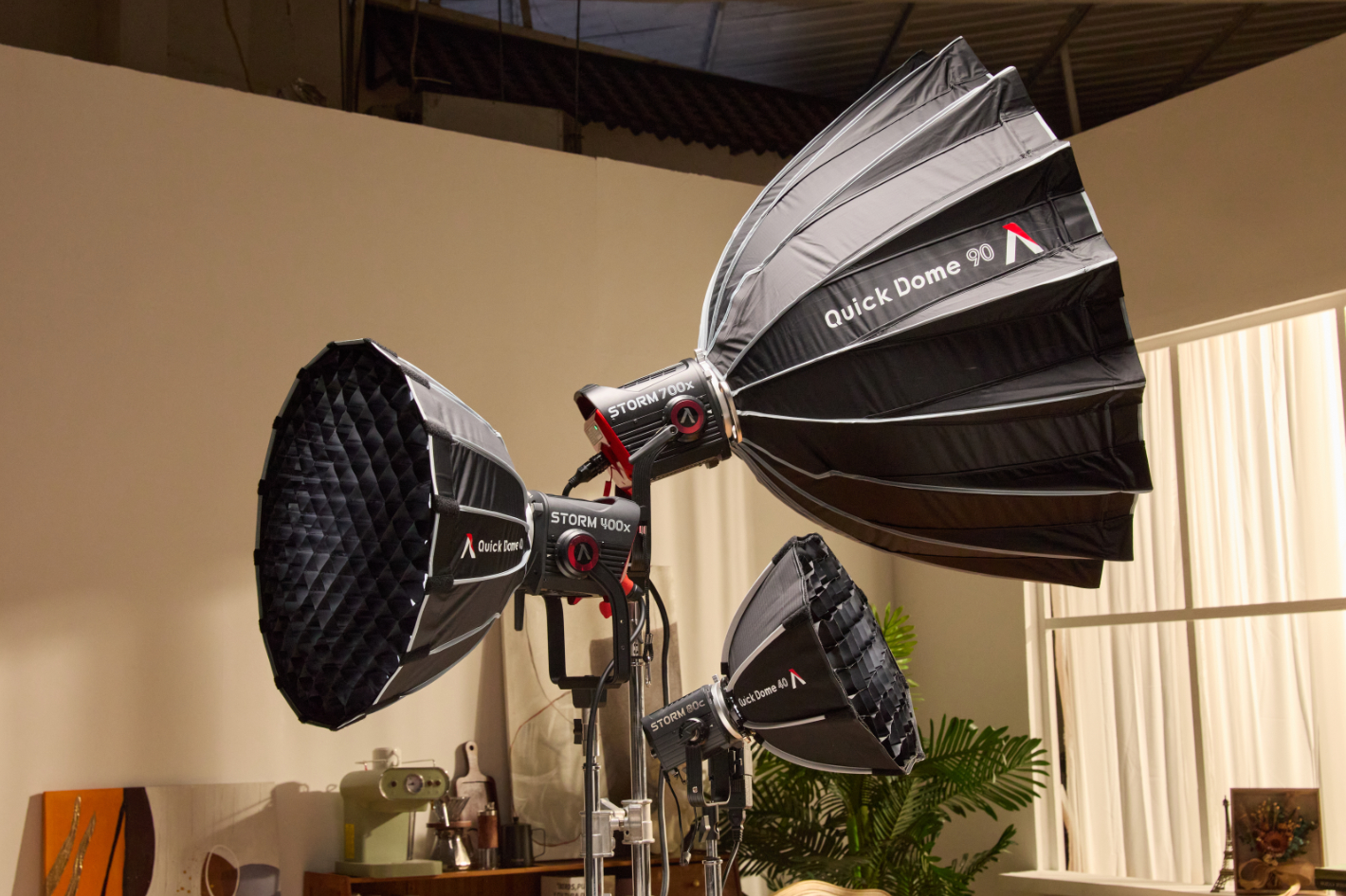 Aputure: new Quick Dome diffusers and INFINIMAT updates
