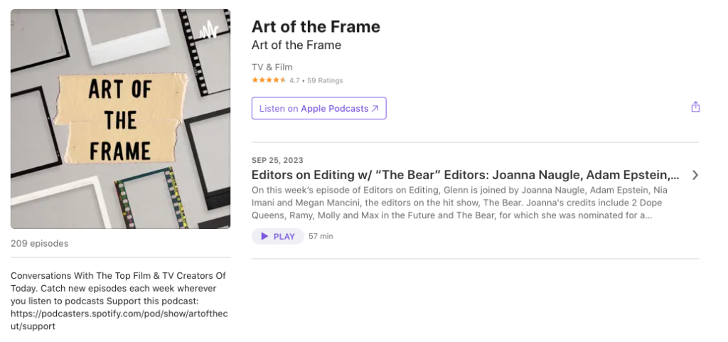 Editors on Editing w/ “The Bear” Editors: Joanna Naugle, Adam Epstein, Nia Imani and Megan Mancini 1