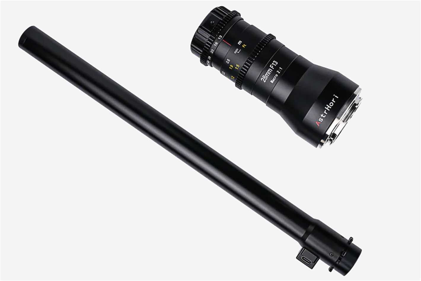 AstrHori 18mm F8 2X: the world's first probe macro lens for APS-C