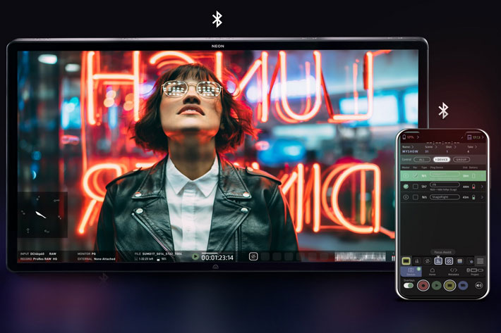ATOMOS Neon: new HDR field monitors with Bluetooth control through iOS app 5