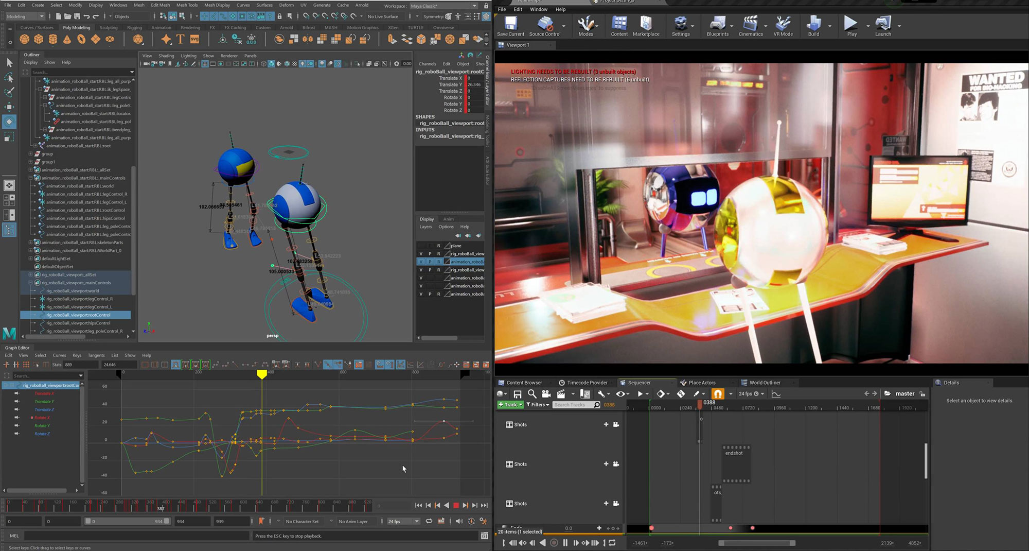 O novo plugin Unreal para Autodesk Maya é ideal para produção virtual