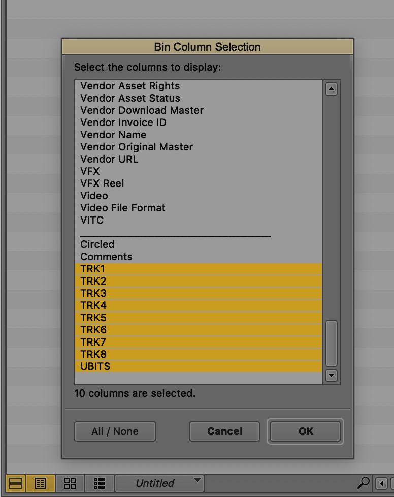 Adobe and Avid need to support iXML metadata for audio channels in the timeline 16