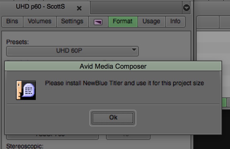 And about using the old Media Composer titler beyond HD ...