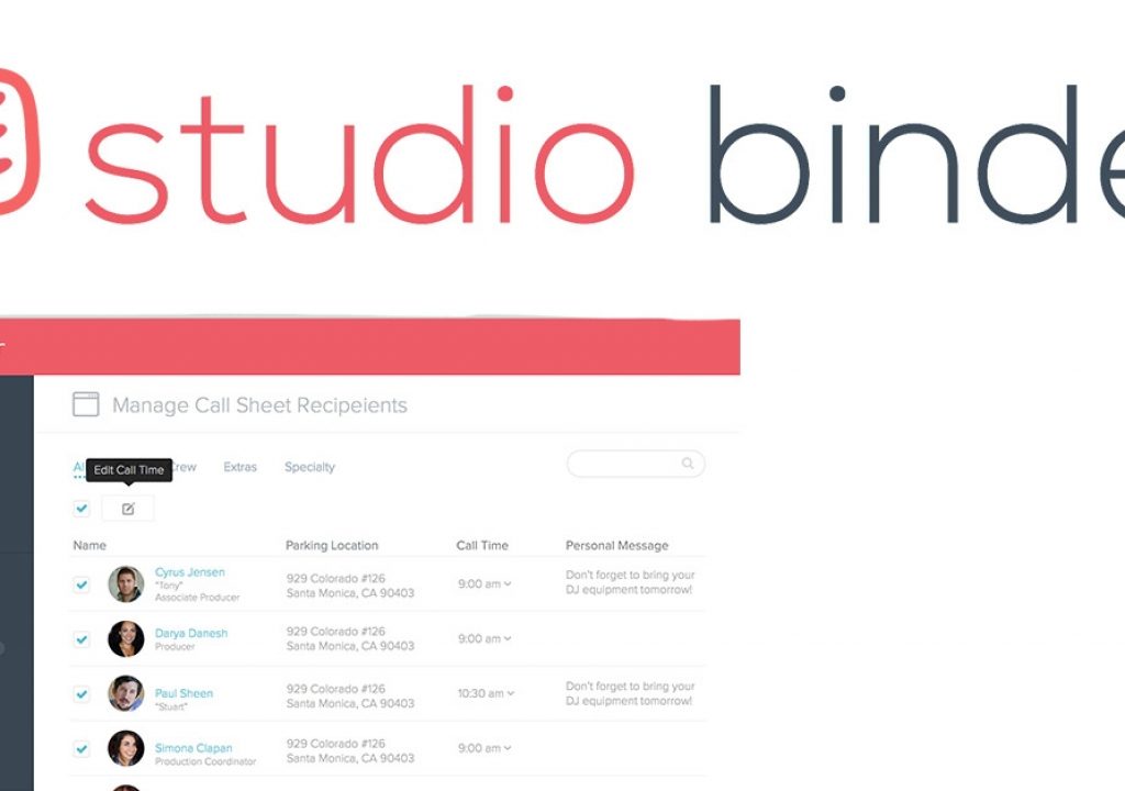 Studio Binder - Call Sheets Simplified 9