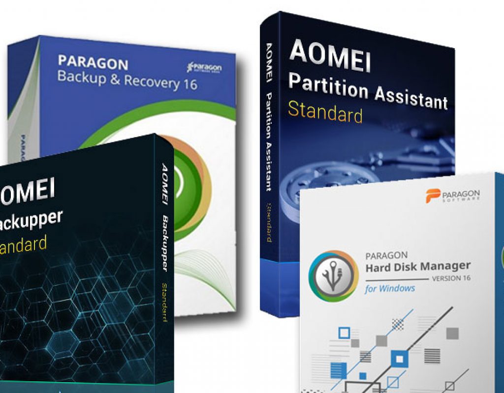 Backup & Recovery: free tools from Paragon and AOMEI