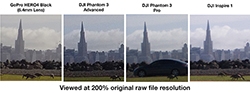 DJI Aerial Camera Comparisons in 4K and 60p 7