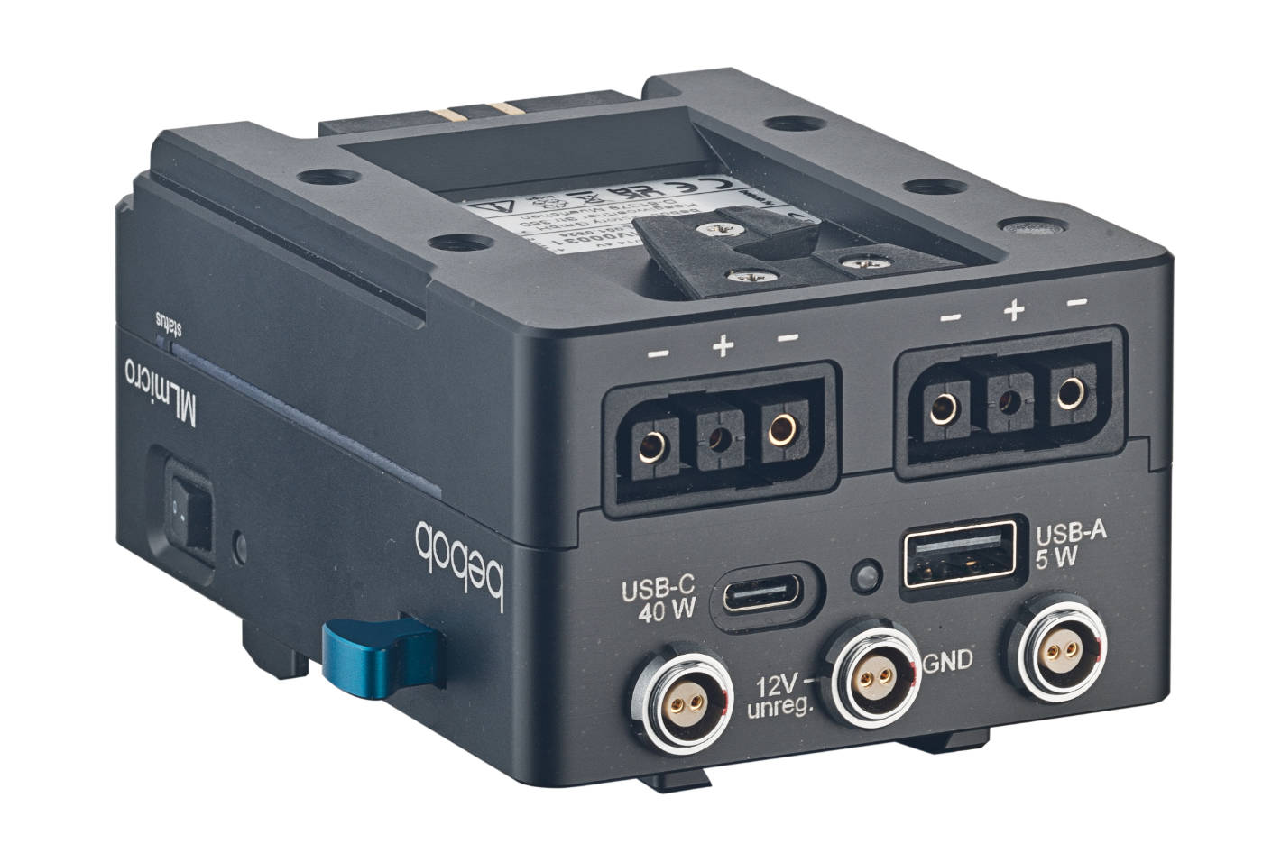 New battery adapters from bebob for uninterrupted operation