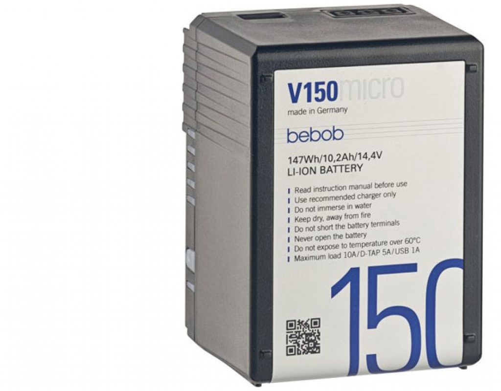 Vmicro and Amicro ultra-compact bebob battery packs at NAB 2019