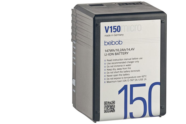 Vmicro and Amicro ultra-compact bebob battery packs at NAB 2019
