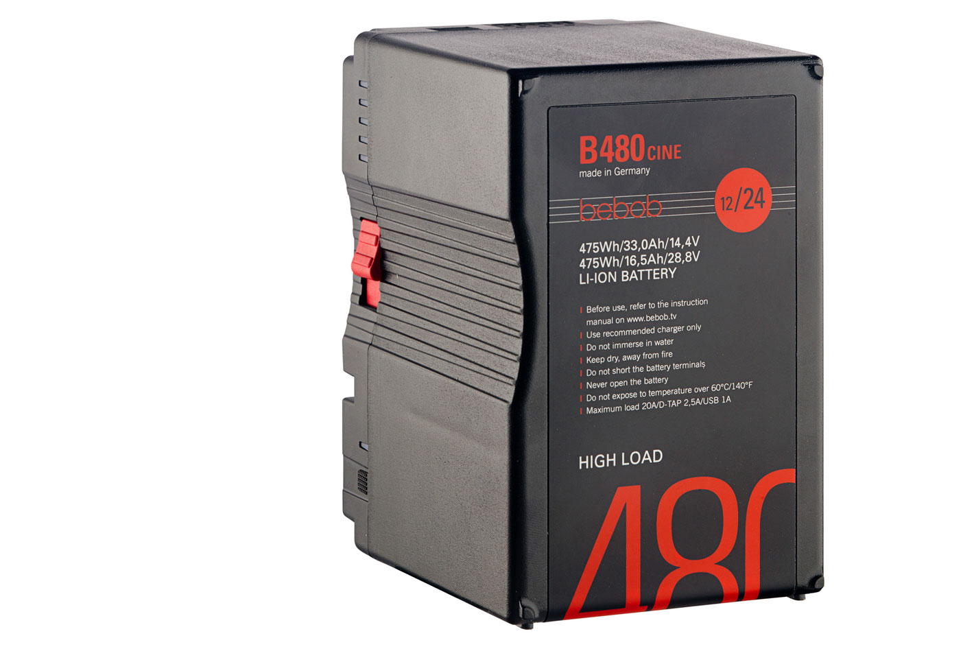 bebob B480cine: the most powerful B-mount battery
