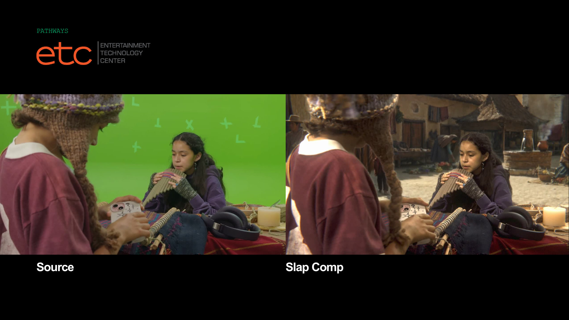 Filmmaking research and production courses at ETC use Beeble