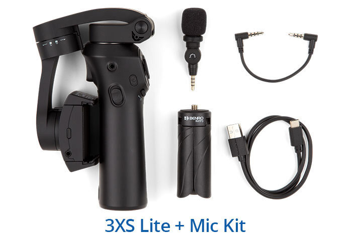 New Benro 3XS and 3XS Lite SmartMic Kits for smartphone users 3