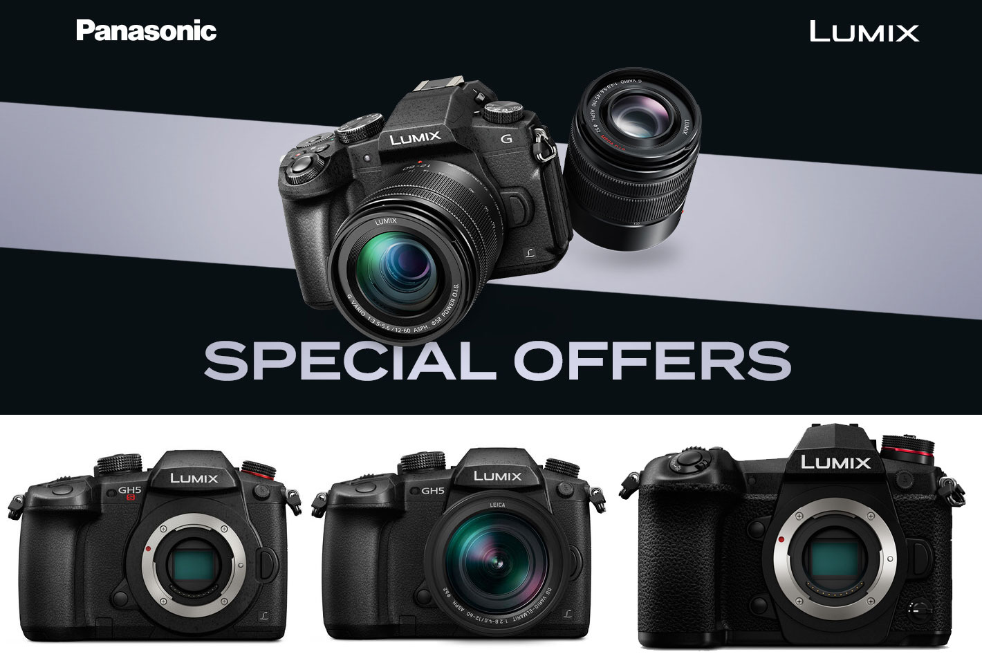 Panasonic LUMIX: six cameras, six special offers