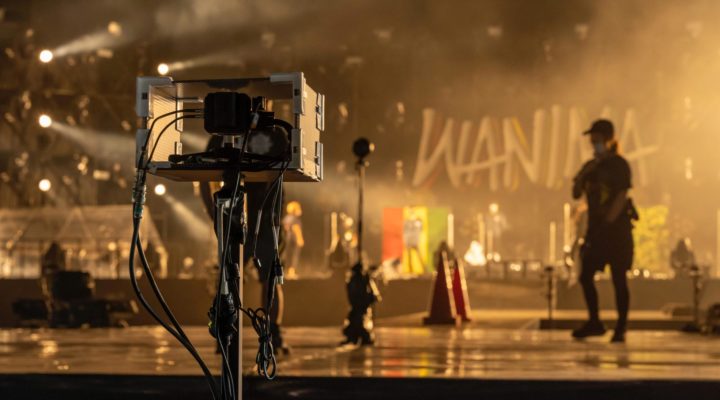 24 Blackmagic cameras used for a streamed concert