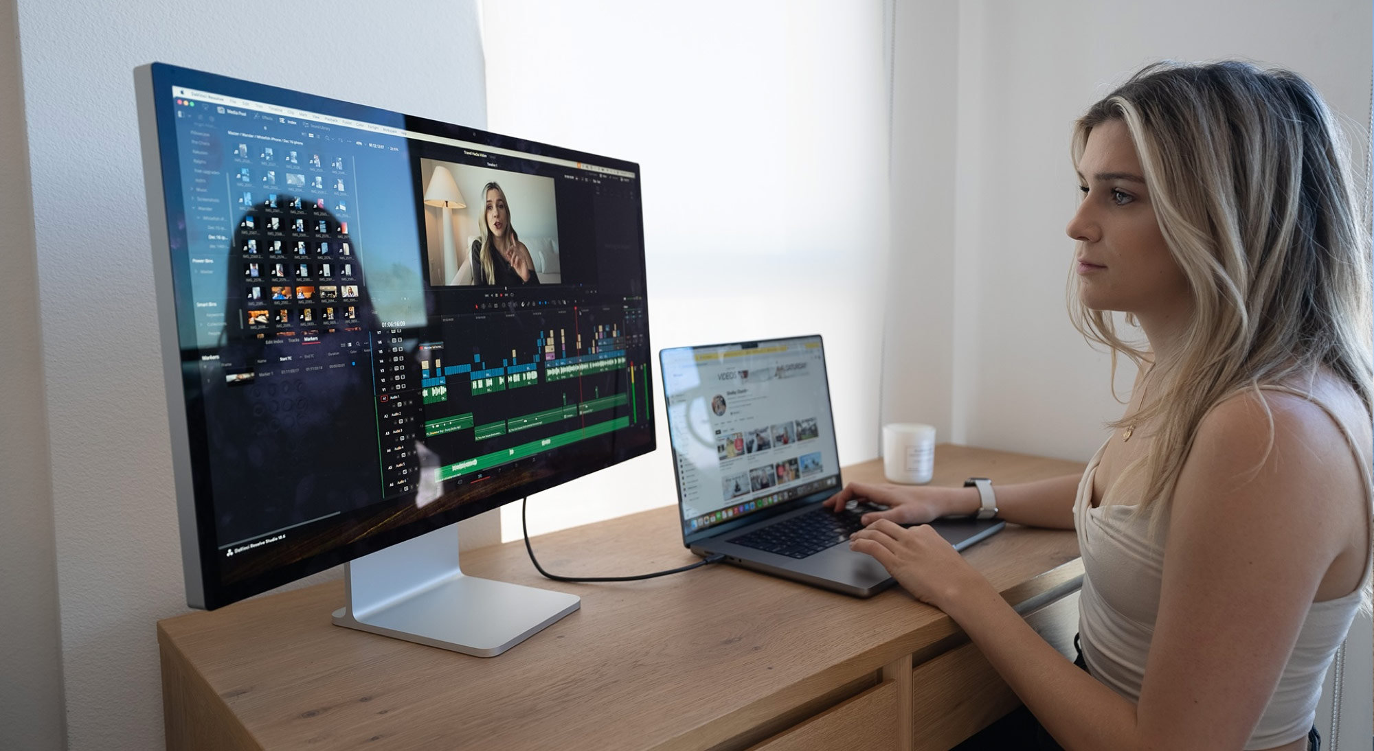 YouTubers, tech lifestyle influencers and DaVinci Resolve