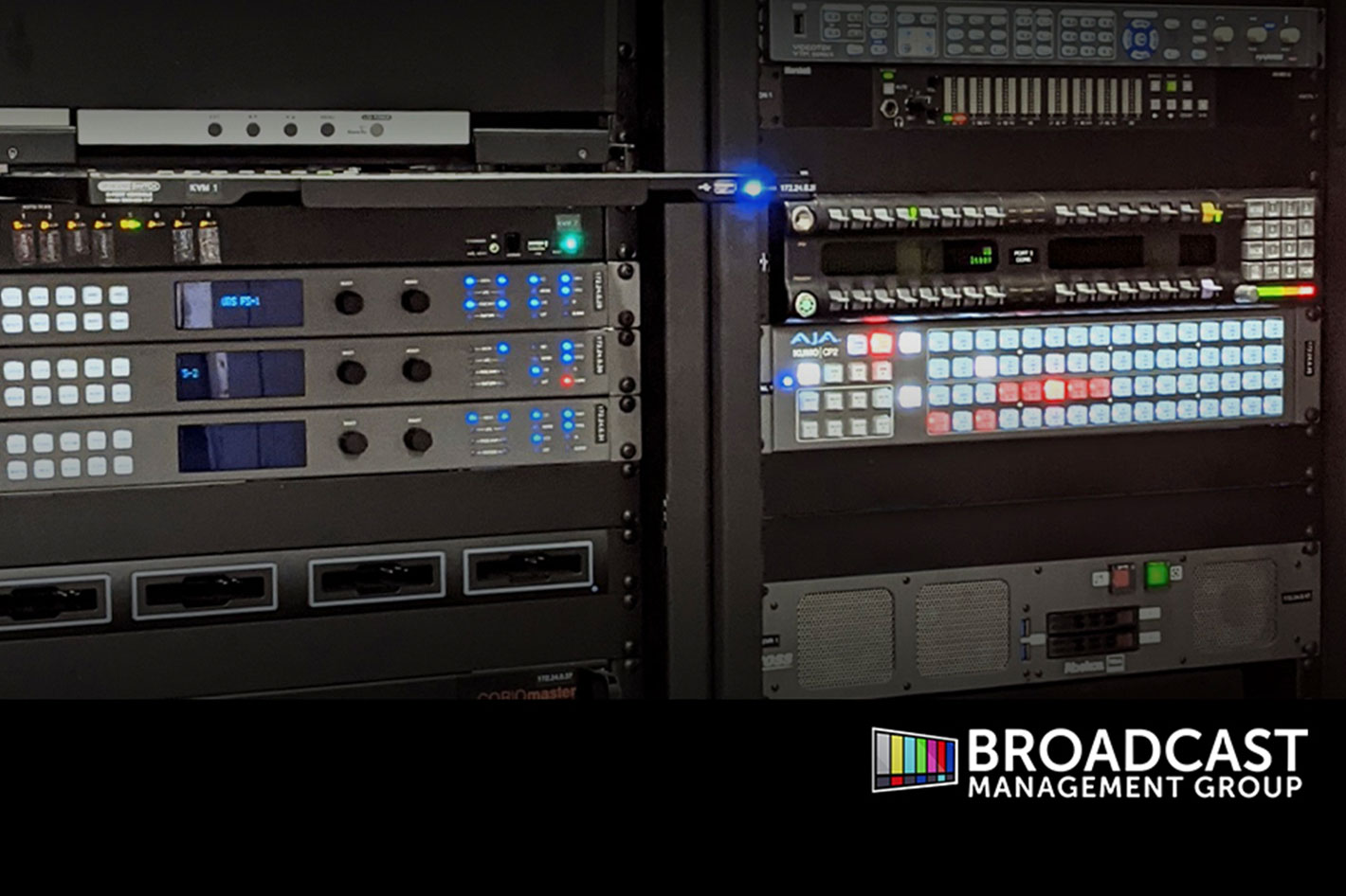 Investment bank UBS new live studio uses AJA gear