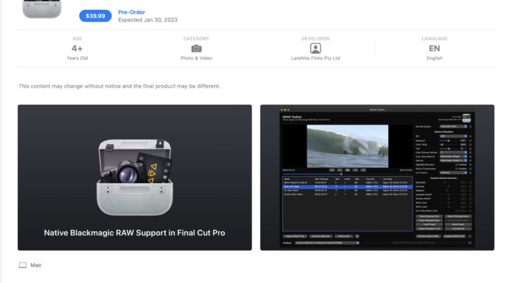 Edit BRAW files in Final Cut Pro with BRAW Toolbox 1