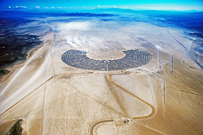 Burning Man seen from the sky: the photography of Will Roger