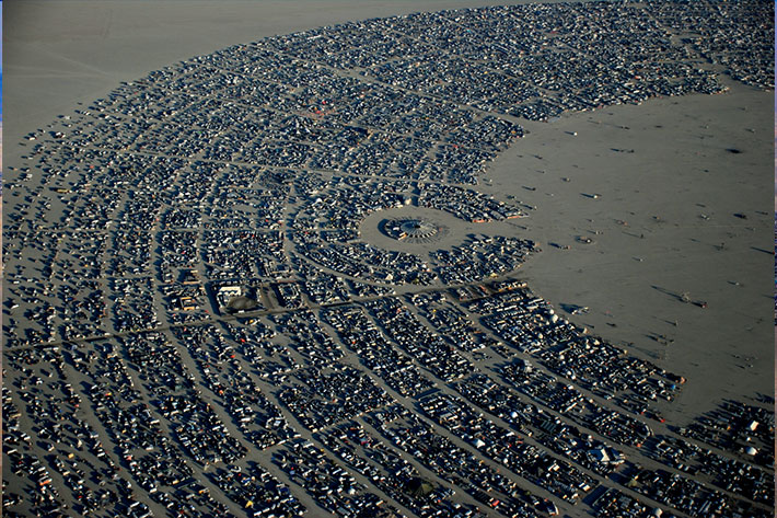 Burning Man seen from the sky: the photography of Will Roger
