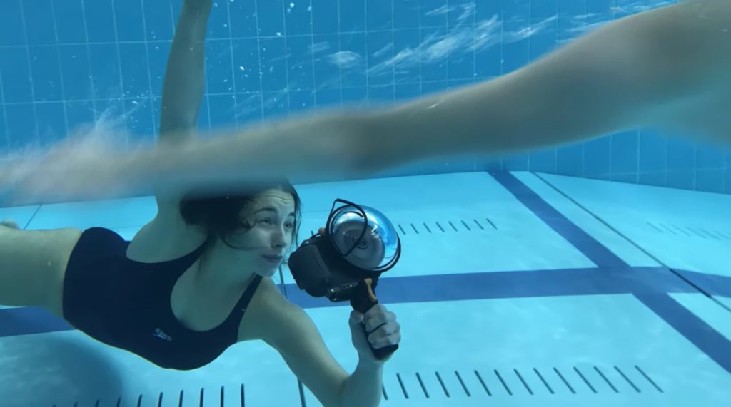 Caroline Scott underwater