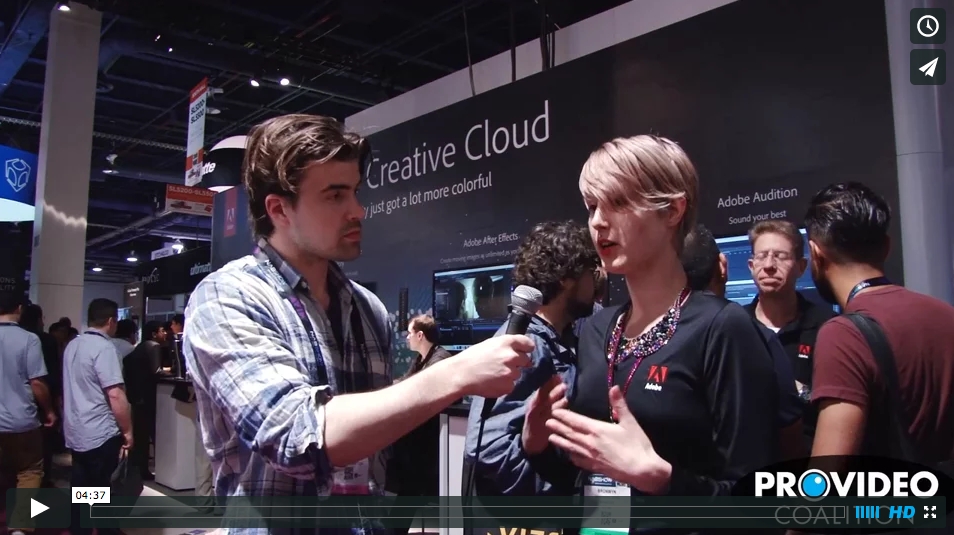 PVC at NAB 2015 - Talking Mobile Video Production with Adobe 13