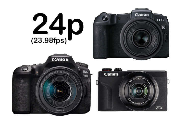 Canon adds 24p video capture to cameras, now consumers want more