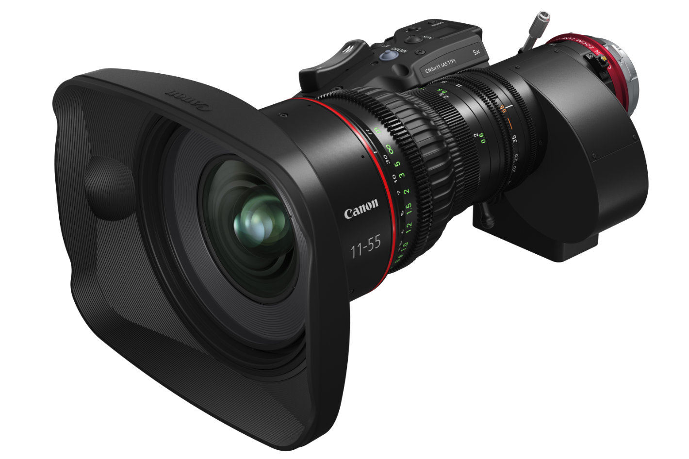Canon announces CINE-SERVO 11-55mm T2.95-3.95 lens