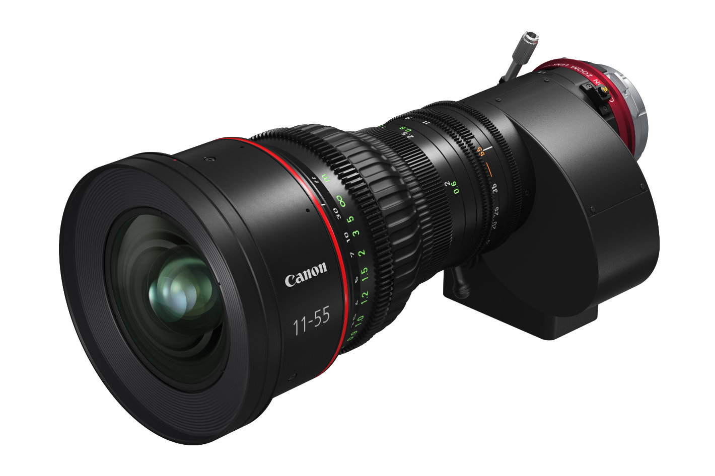 Canon announces CINE-SERVO 11-55mm T2.95-3.95 lens