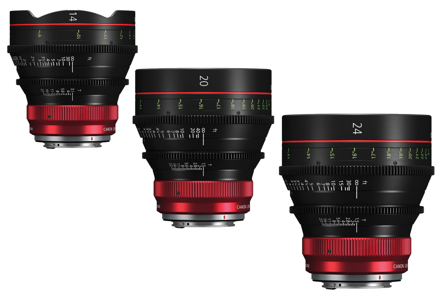 Canon announces first 7 RF-Mount Cinema Prime Lenses
