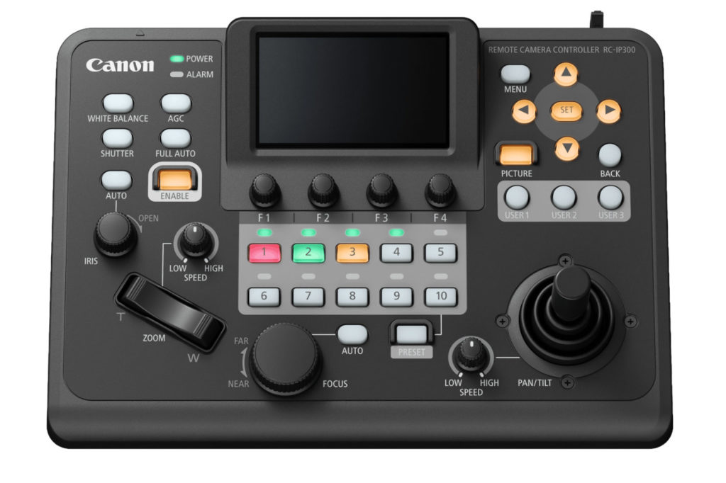 Canon at NAB 2026: new RC-IP300 advanced PTZ controller