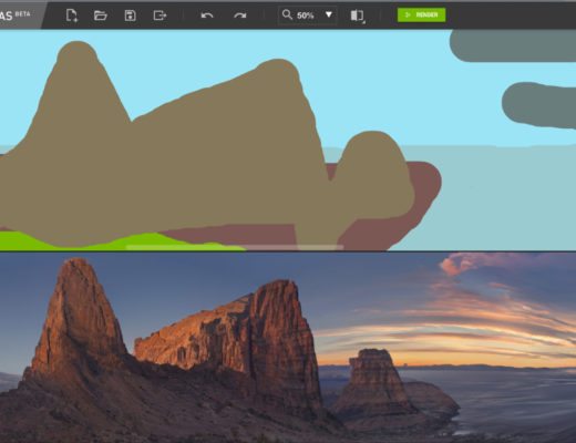 NVIDIA Canvas: creating panoramas with AI