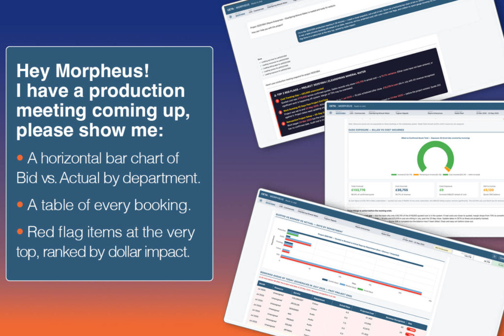 Morpheus, an AI tool for real-time project oversight