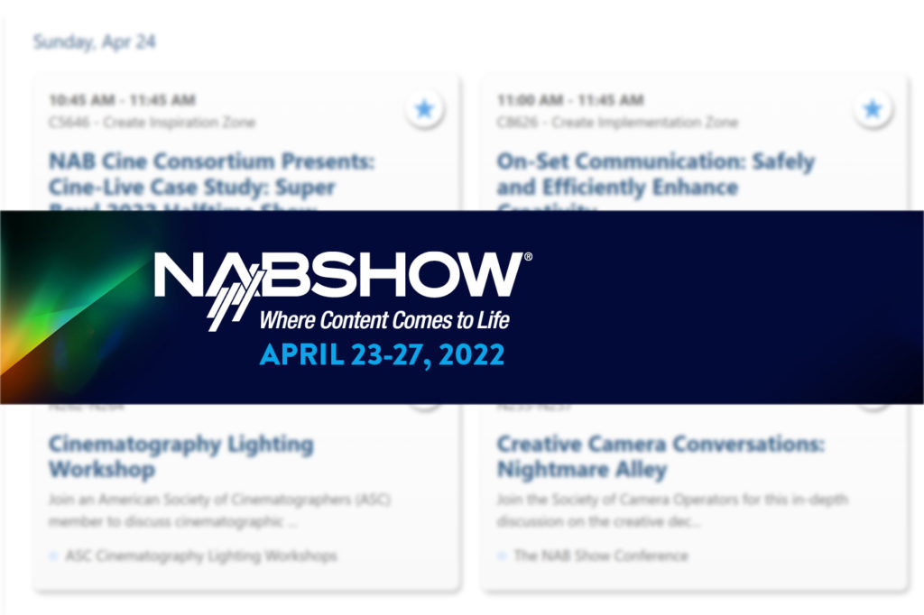 Cine Consortium launches Cine Live Discussions at NAB Show 2022